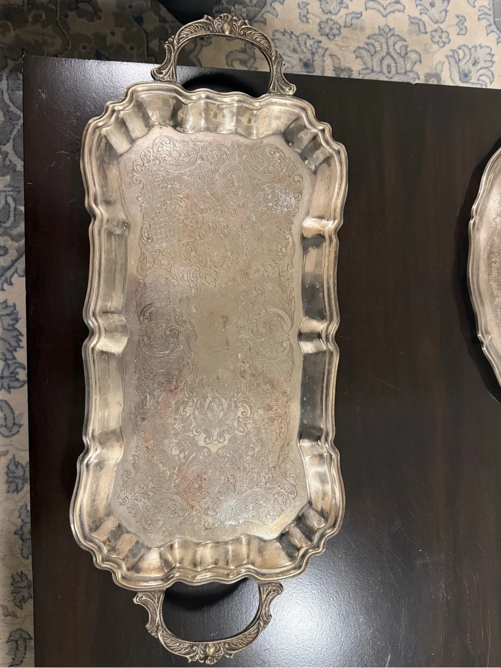 Kent Silversmiths Silver-Plated Serving Tray